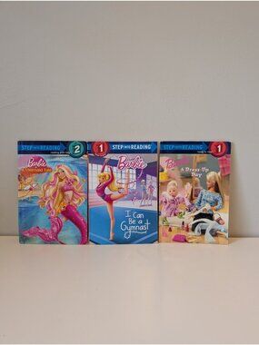 Step into Reading, Barbie, A Dress-Up Day, I Can Be A Gymnast, A mermaid Tale